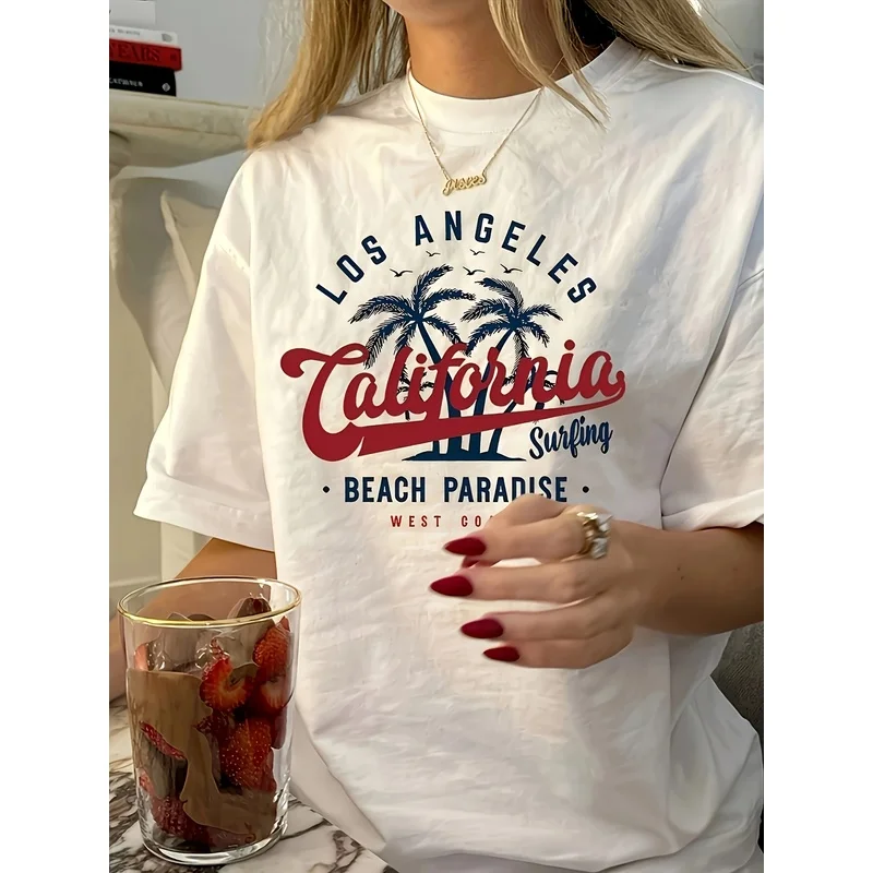 Oversized Drop‑Shoulder Plus Size Tee Loose Fit Cotton Short Sleeve T‑Shirt For Curvy Figure
