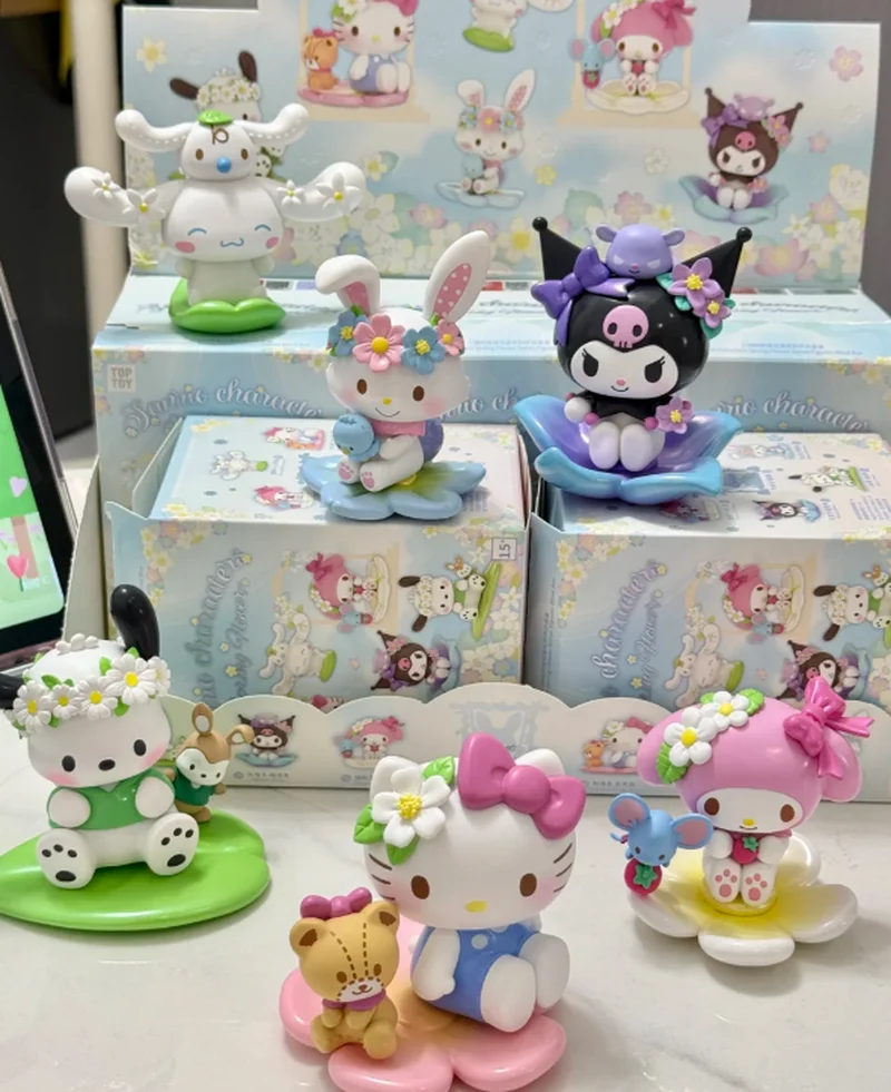 

Новое поступление, серия цветов, слепая коробка, милый котенок, крутая комири, милая игрушка, украшение для рабочего стола, модные коллекционные предметы