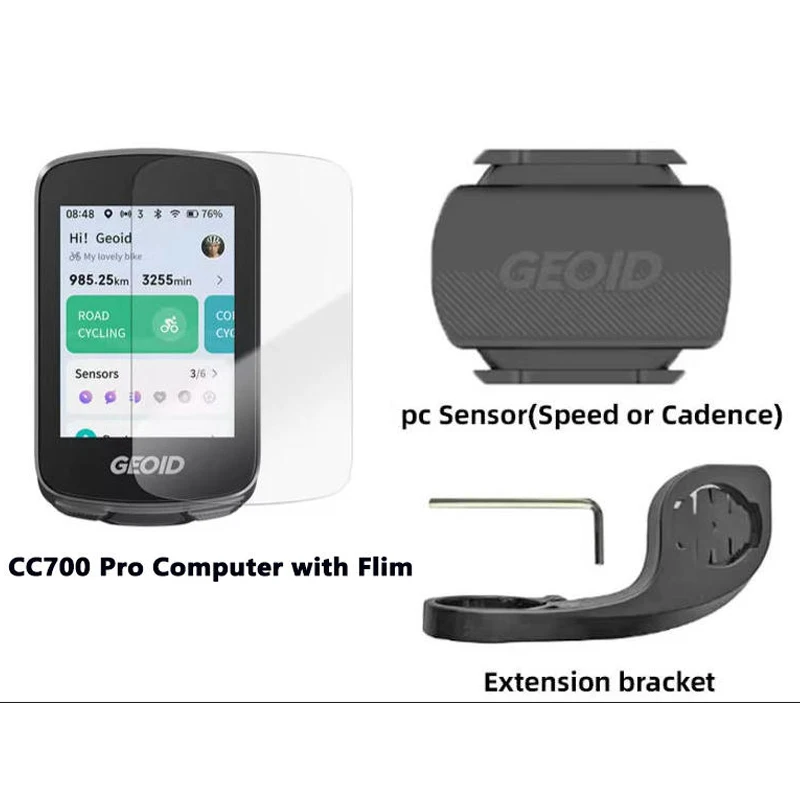 GEOID CC700 Pro Bicycle Computer GPS Bike Speedometer Wireless