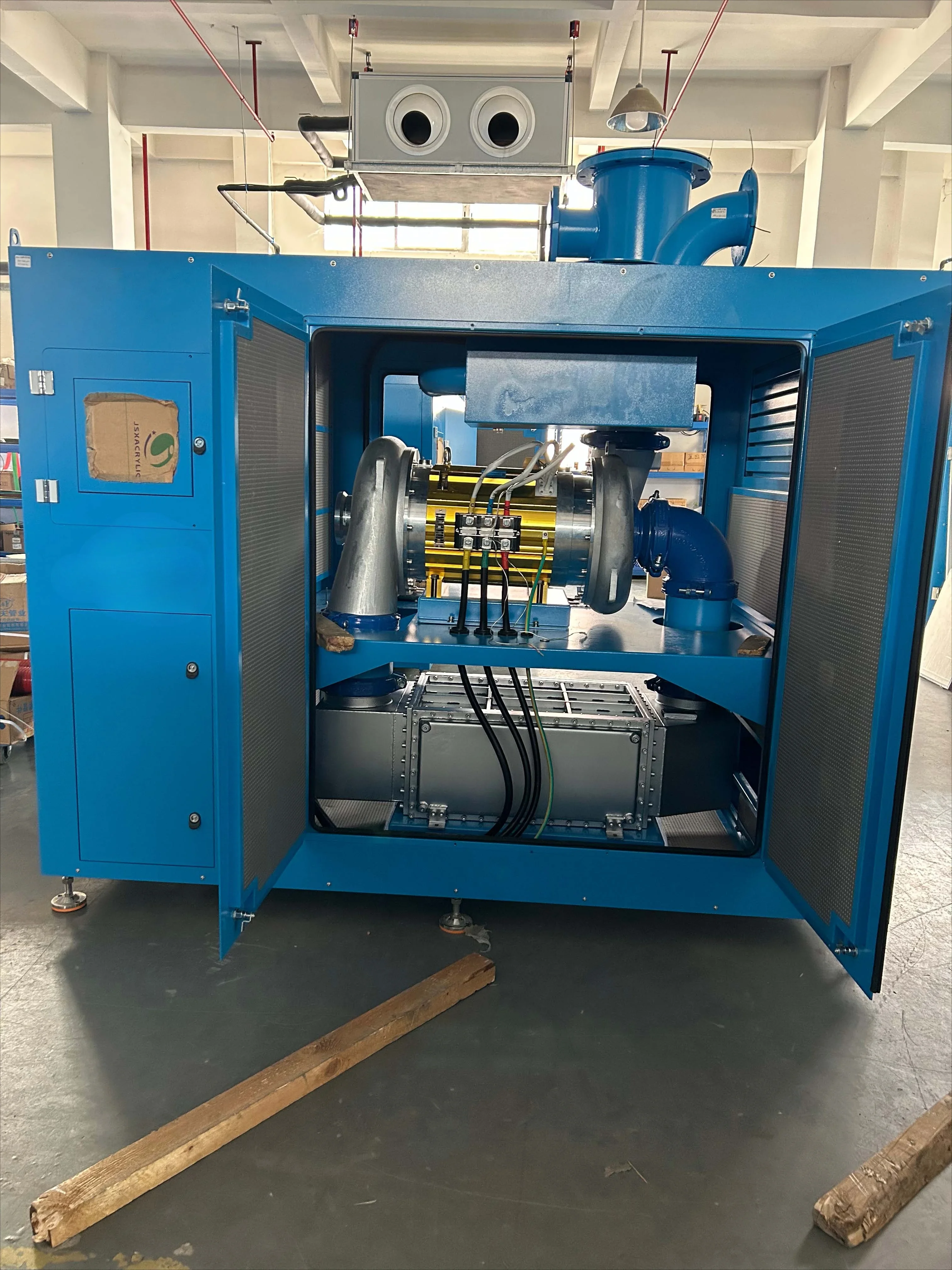 40HP 30KW 30m3/min Oil Free Turbo Centrifugal Compressor Magnetic Levitation Blower Compressor Suspension Blower