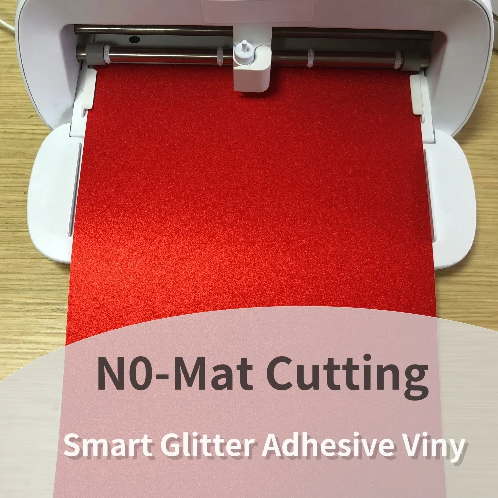 1 roll Smart Glitter Vinyl for Cricut Joy Xtra ,smart matless shimmer vinyl for Cricut DIY Gifts,Birthday Party