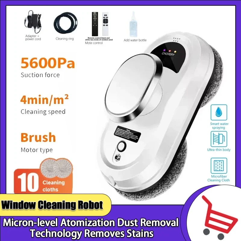 

Robot Window Cleaner Window Cleaning Robot Smart Home Robot Vacuum CleanerRemote Control Glass Cleaning Robots