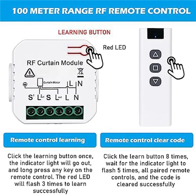 A88E-2X Tuya Wifi Smart Curtain Switch Controllers Roller Blinds Shutter Motor Smart Life APP Remote Control Alexa Google