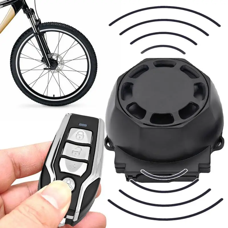 Motorcycle Bicycle Alarm 122dB Loud Vibration Sensing Wireless Anti-Theft Vehicle Security Alarm System With Remote Control Tool