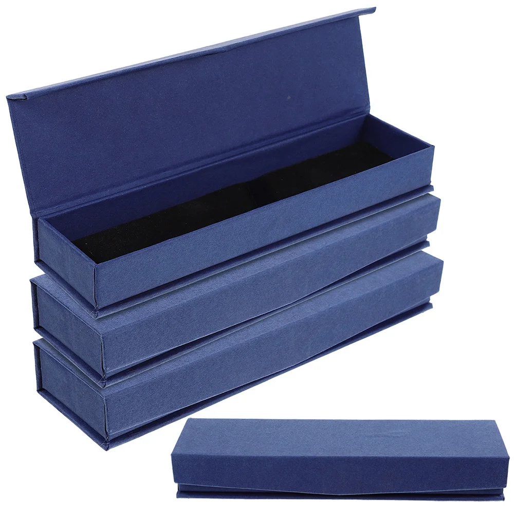 

4pcs Gift Box For Fountain Single Holder Display Organizer Case Container Box For Pen Wrapping Case Pen Organizer
