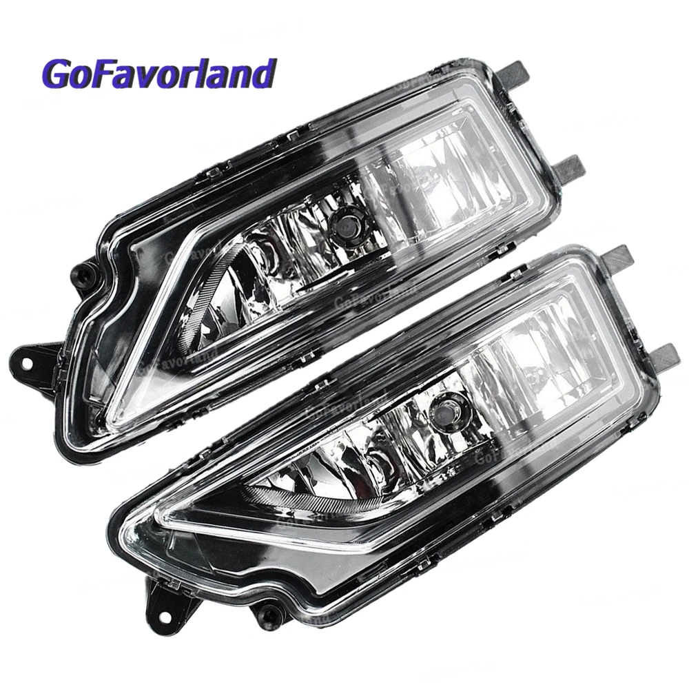 

Pair Front Left Right Side Clean Fog Light Lamp With Bulb 2H0941699B 2H0941700B For Volkswagen Amarok 2017 2018 2019 2020 2021