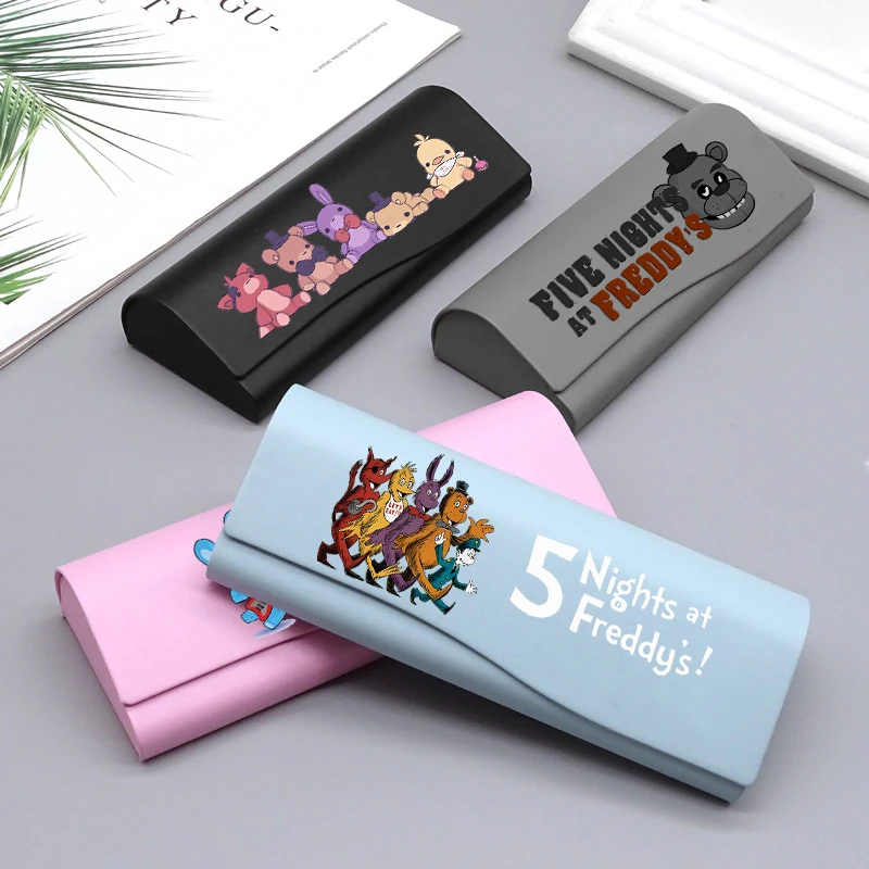 

Fnafs Glasses Case Cartoon Anime Myopia Sunglasses Case Boy Girl Pressure Resistant Mirror Box Fashion Glasses Storage Box Gift