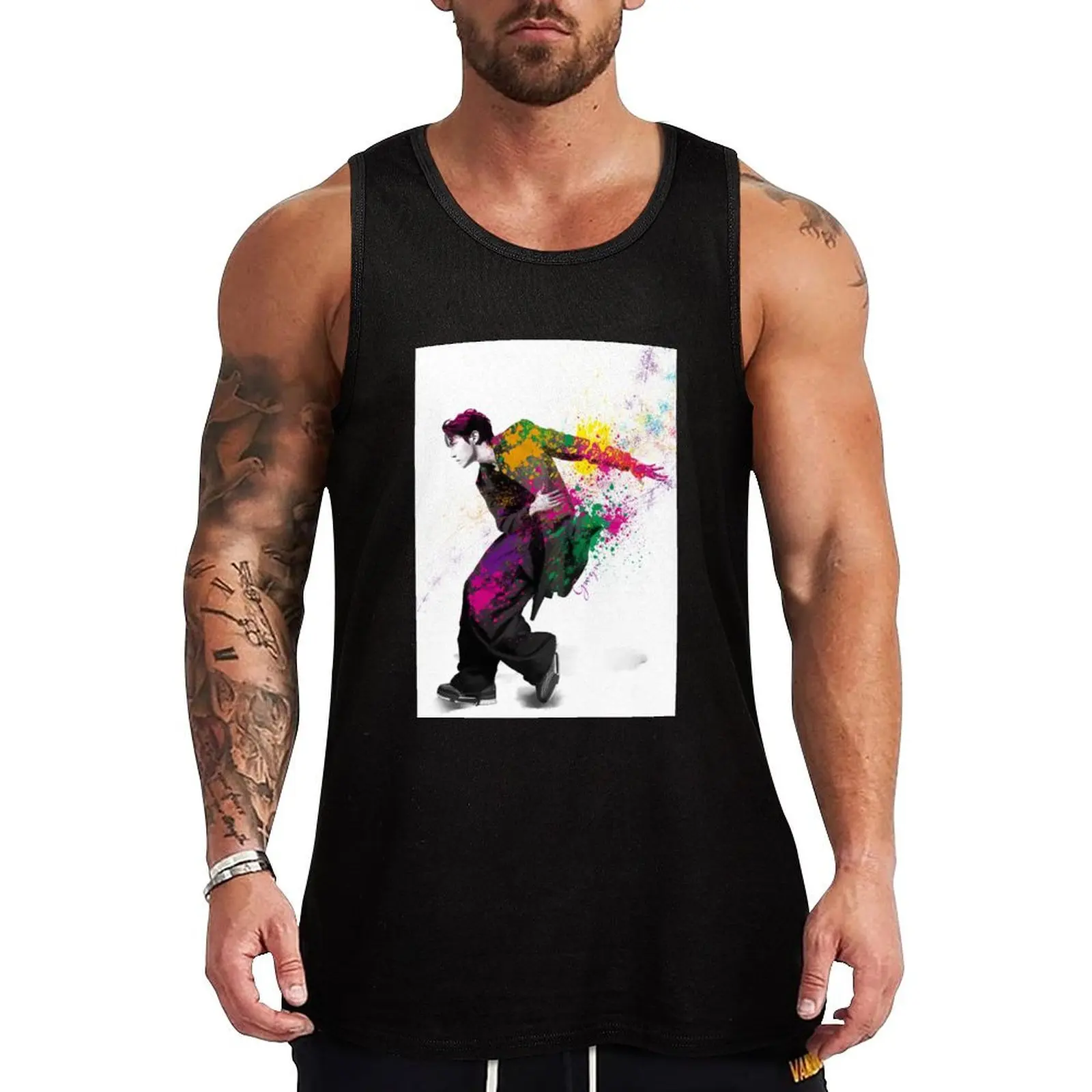 

Jhope colors Tank Top Men's t-shirts sleeveless tshirts for men sleeveless gym shirts male