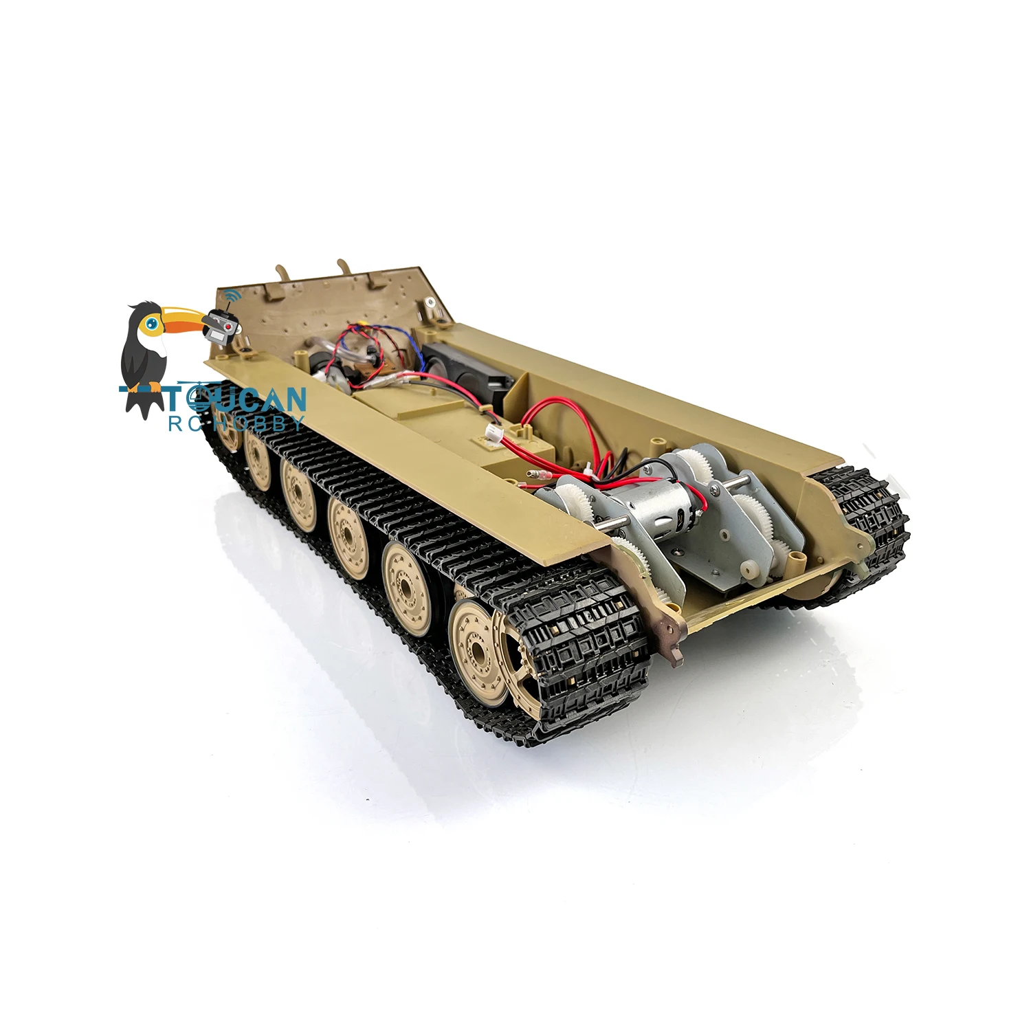 HengLong 1/16 Scale King Tiger RC Tank Model 3888A Chassis W/ Plastic Tracks Wheels RC Parts Toy TH00387