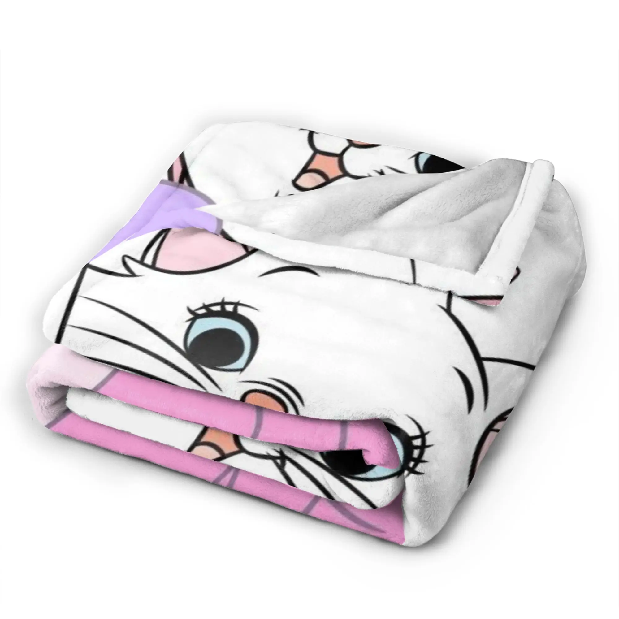 بطانية Maries Cat اللطيفة للقطط متعددة المقاسات فائقة النعومة ومريحة للأريكة والسرير #4