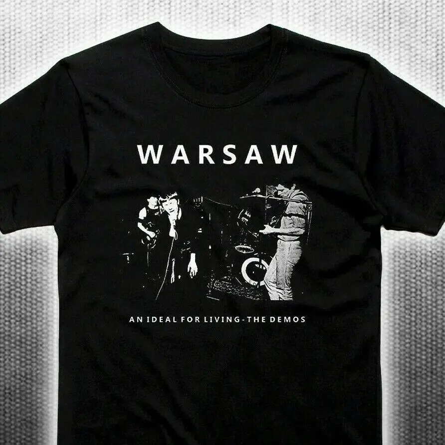 Футболка Warsaw Joy Division Чайная футболка Мужчина Женщина Футболка Warsaw Joy Division Чайная футболка Мужчина Женщина