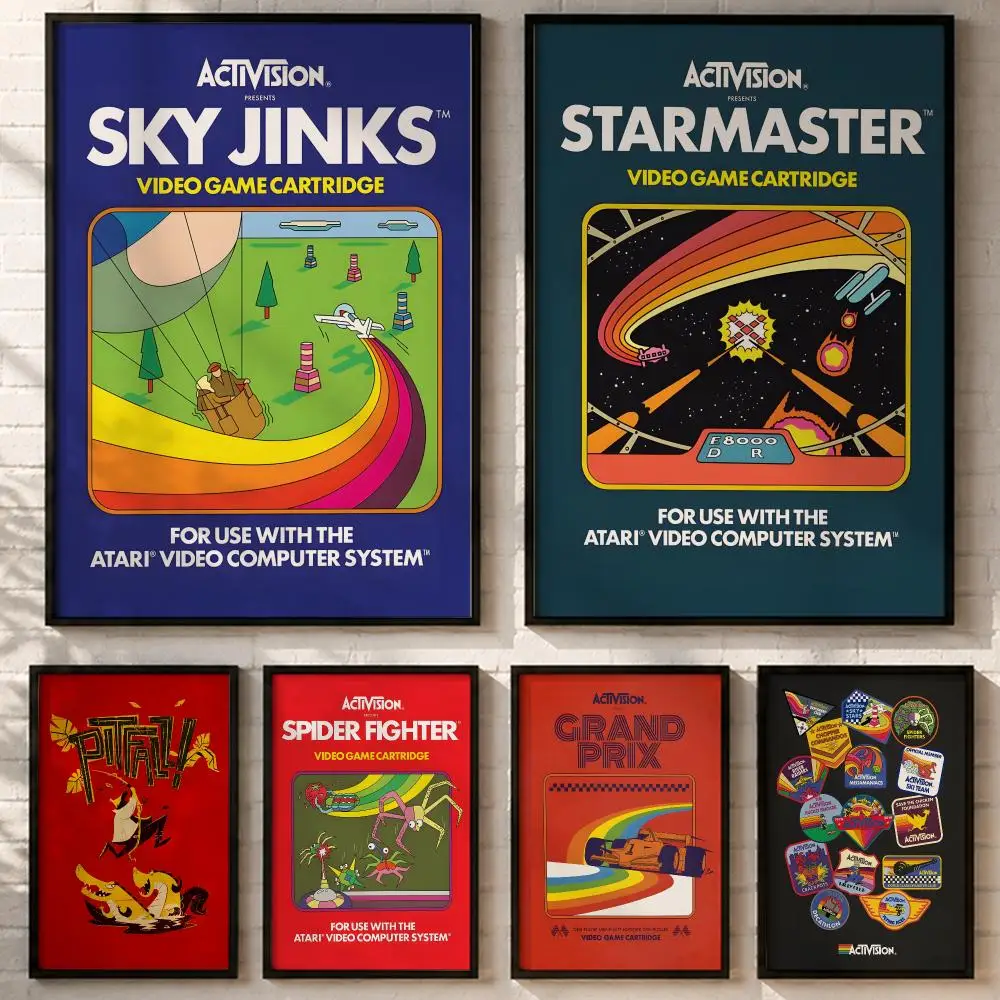Game Publisher Activision Poster HD poster wall art self-stick no-residue for home cafe office great gift