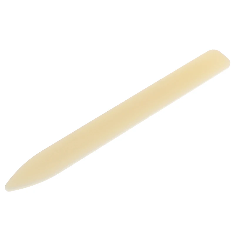 Kiwarm 15cm natürliches Knochen ordner werkzeug zum Scoring von faltbarem Papier leder handwerk für hand gefertigtes Leder zubehör