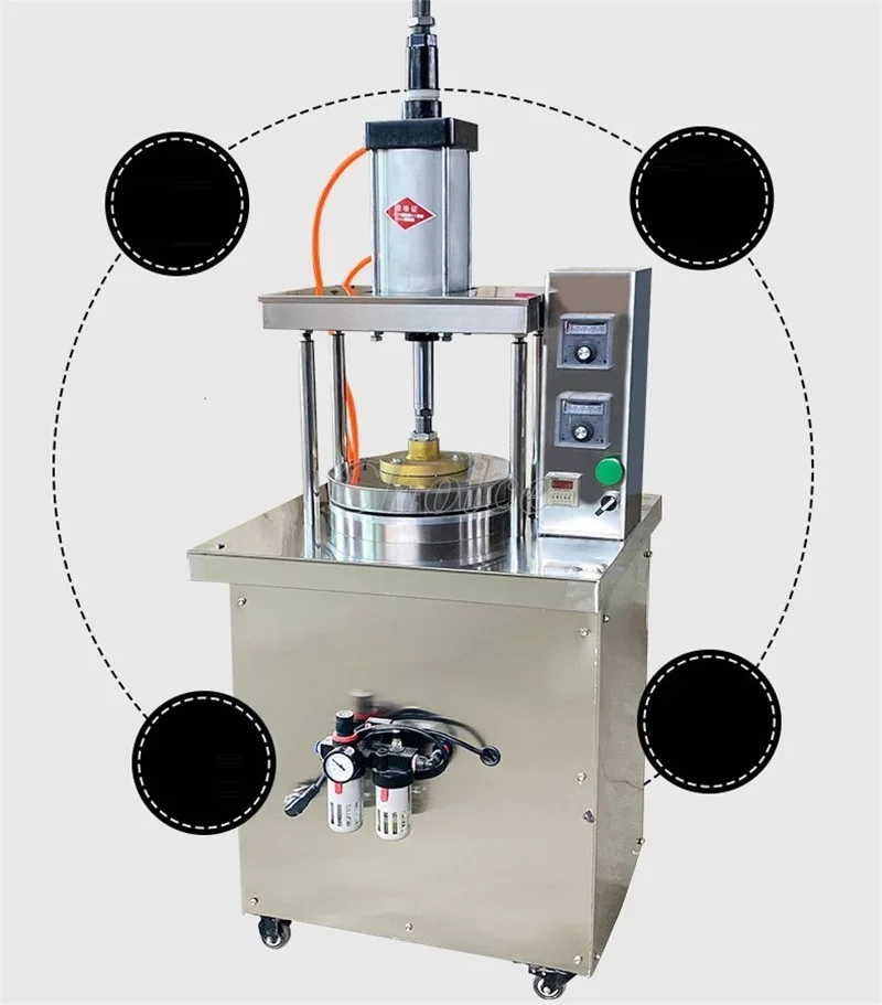 New Hydraulic Automatic Corn Tortilla Making Machine Roti Duck Chapati Cake Pizza Dough Press Maker Machine