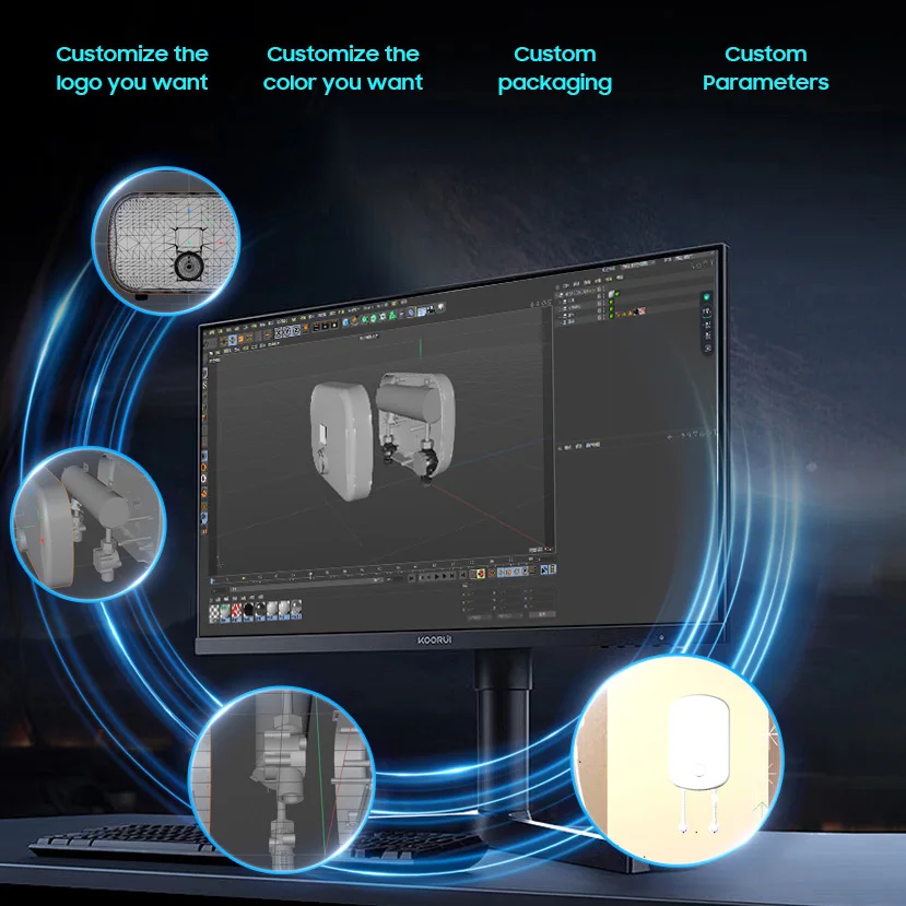 Mini geyser termostático instantâneo elétrico, 5500w, plástico, sem tanque, aquecedor de água quente para cozinha, rv, uso doméstico ao ar livre