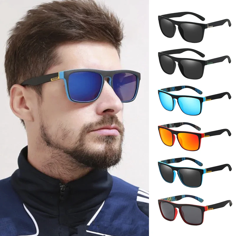 Polarized Sports Sunglasses For Men Cycling Glasses Driving Square Fishing Protection Outdoor Goggles MTB Eyewear Bicycle