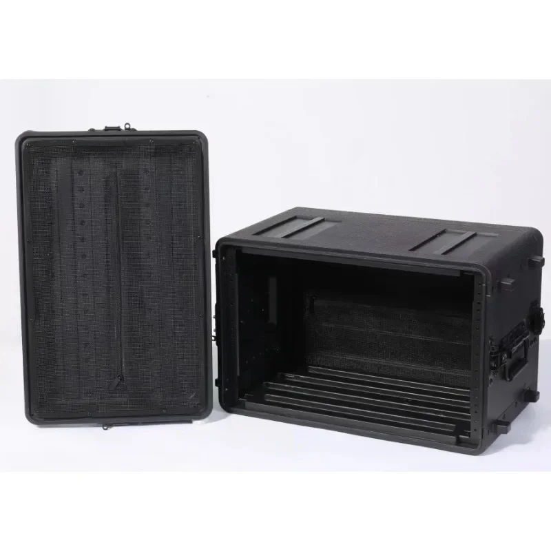 wireless microphone ABS aviation box new product PE plastic 2U microphone 4U digital power amplifier sequencer 3U box