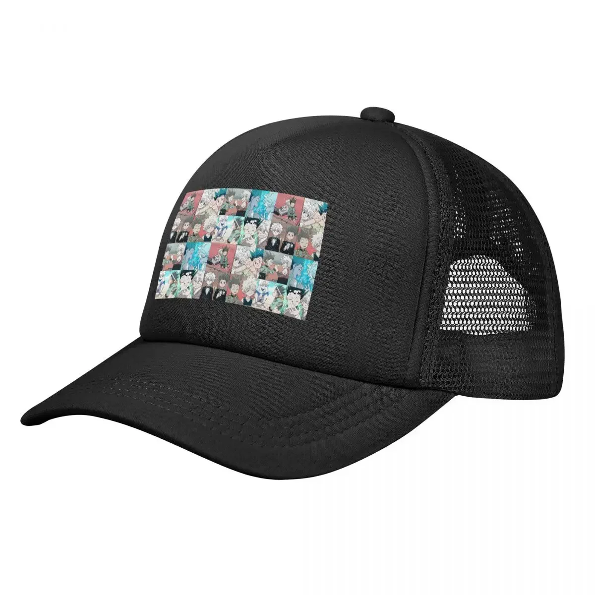 Gon And Killua HXH Hunter Hunter Mesh Baseball Caps Snapback Fashion Baseball Hats Breathable Casual Casquette Outdoor Unisex