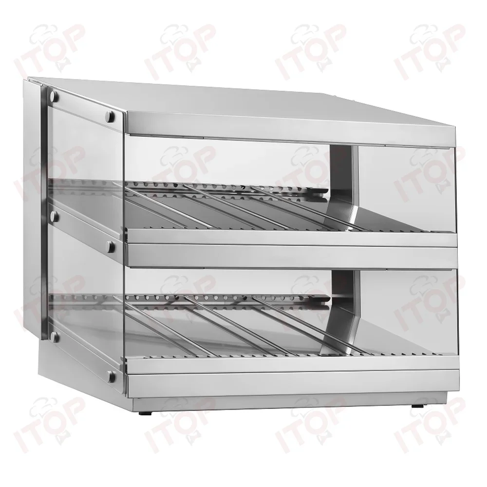 Large Capacity Supermarket Display Cabinet Commercial Heating Cabinet Foods Warming Cabinet