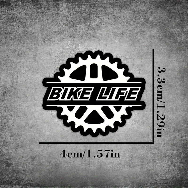 Creative Bike Sticker MTB Frame Decal Scratch Cover Vinyl Sticker Waterproof UV Resistant Outdoor Cycling Decor