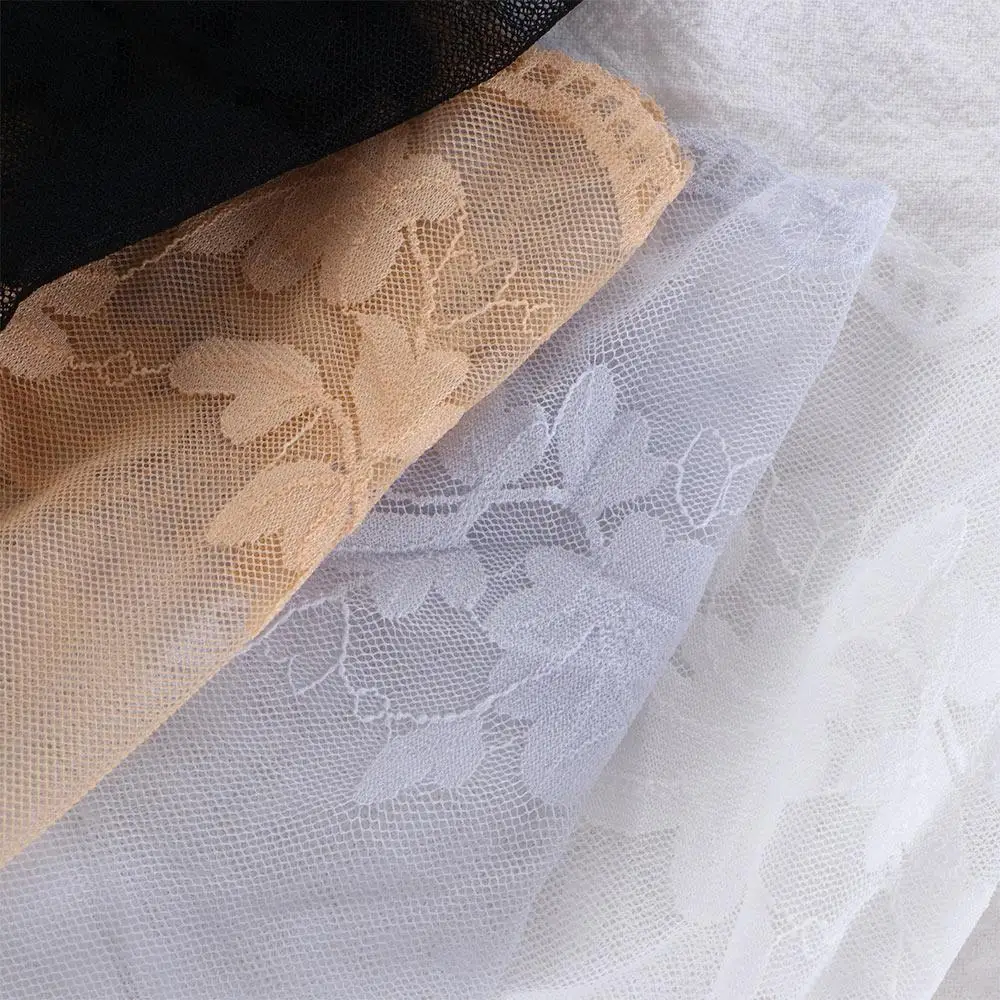 Calcetines de algodón transparente transpirable para mujer, accesorios de primavera y verano, calcetines de hojas, medias de malla de boca poco profunda, calcetines náuticos