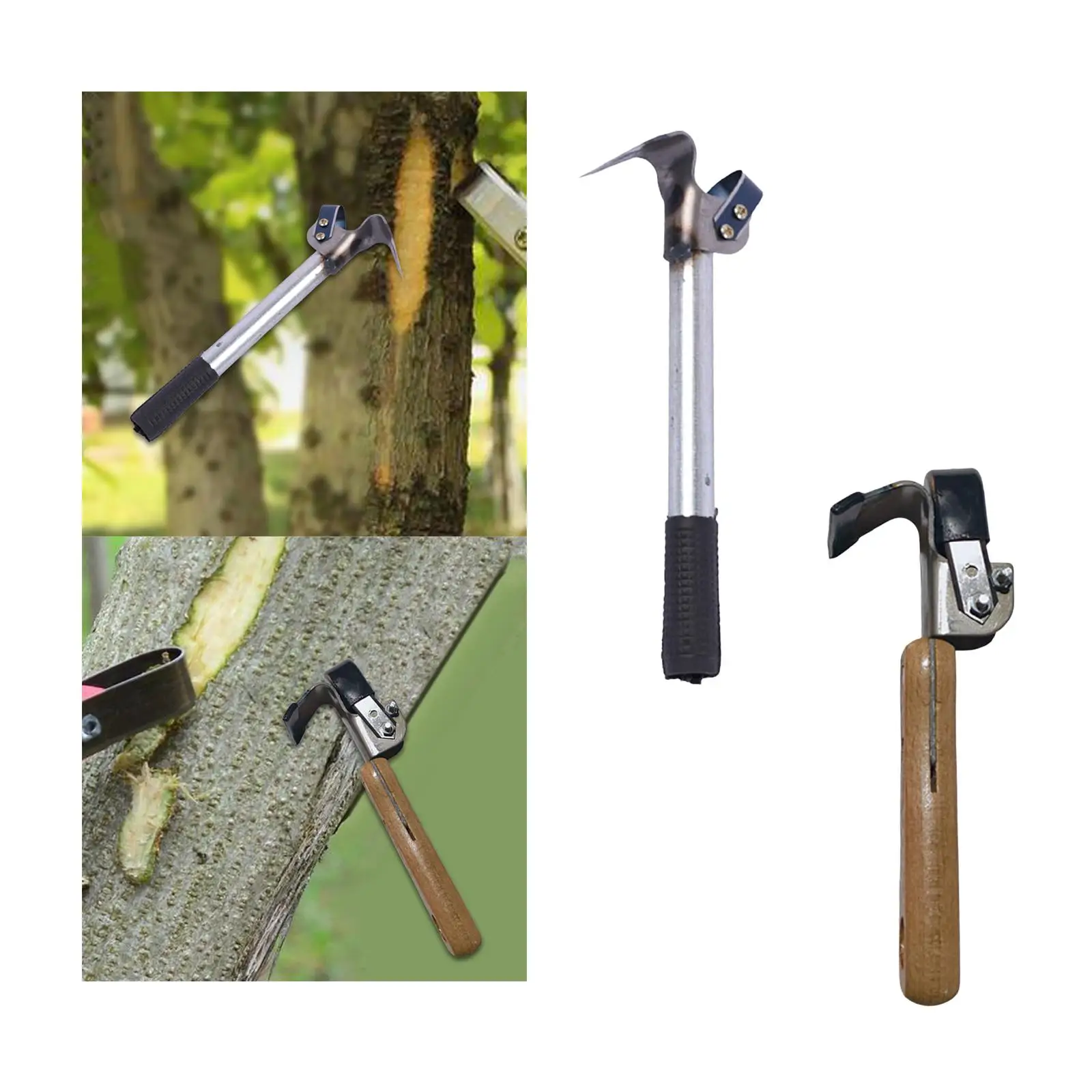 

Small Barks Strip Tool with Anti Slip Handle Versatile Compact Crack Weeder Log Peeler Tool for Lawn Patio Cutting Yard Grafting