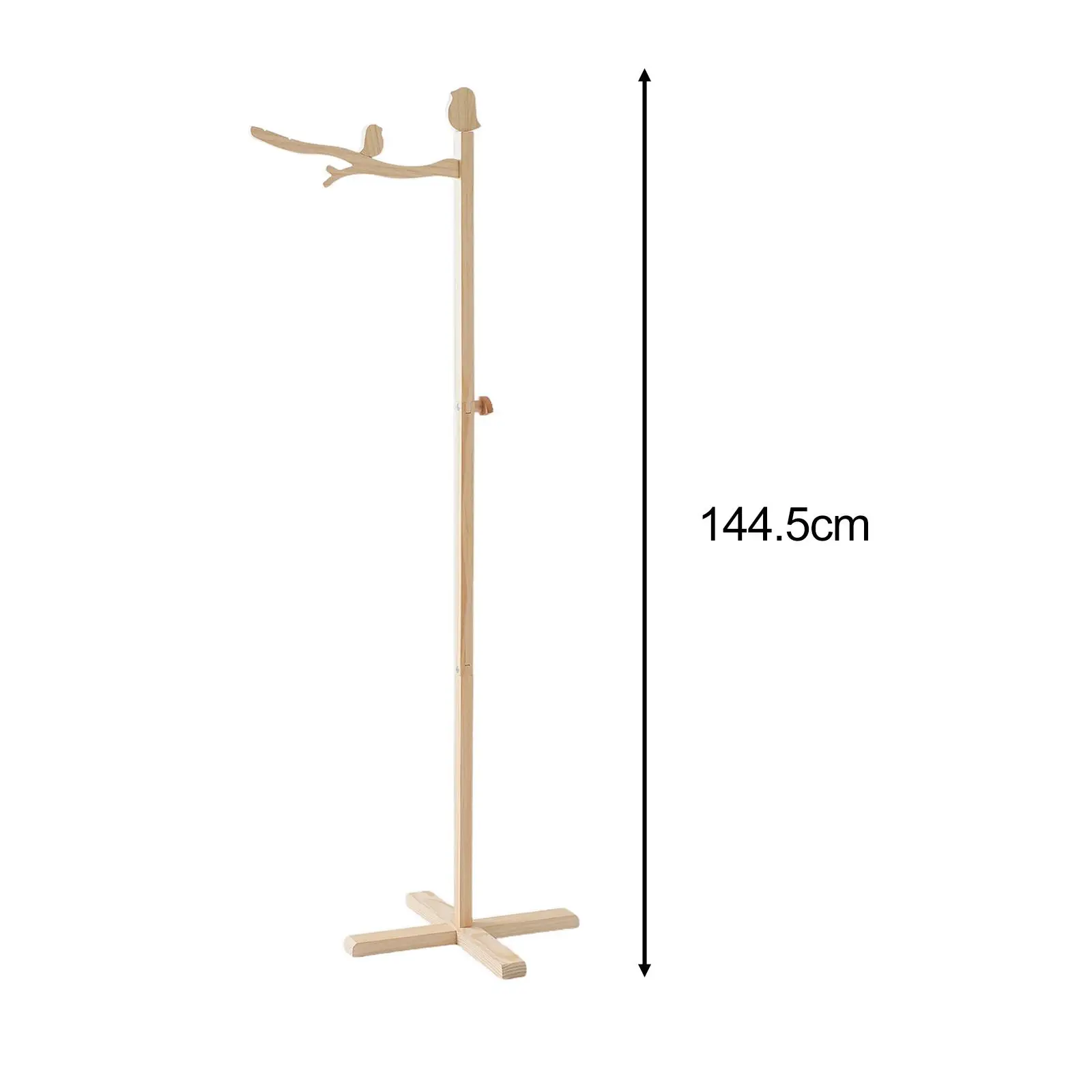 Wooden Mobile Arm for Crib Baby Mobile Holder Arm Floor Standing Bird Shape Home Ornaments Mobile Holder for Boys Girls Kids