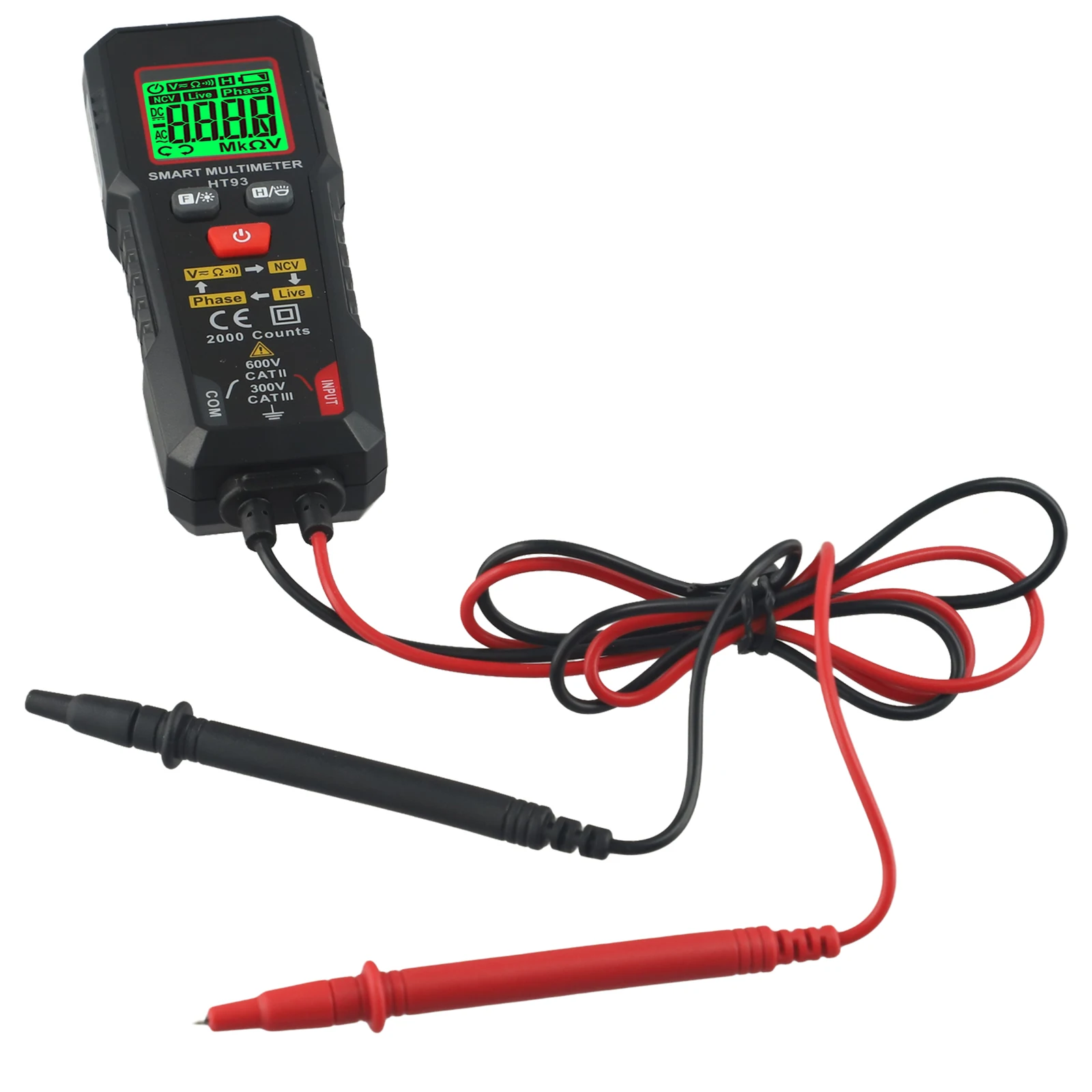 

Auto Range Multimeter Digital Multimeter For DIY Enthusiasts Auto Shutdown Continuity Test Data Hold Low Battery Indication