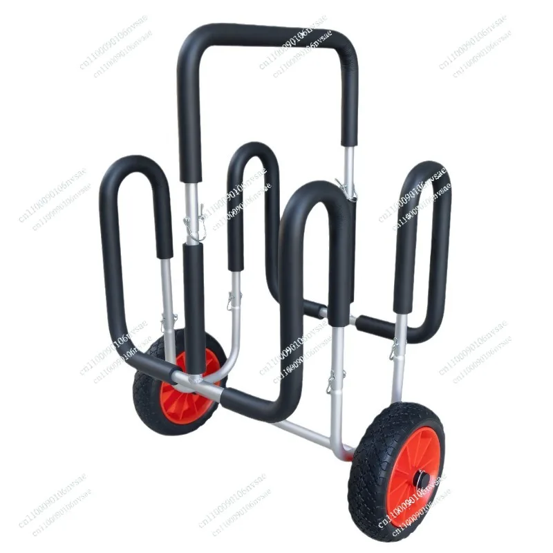 

Aluminum Alloy Double Paddle Board Trailer, Portable Surf Paddle Board, Removable Cart Mobile Bracket