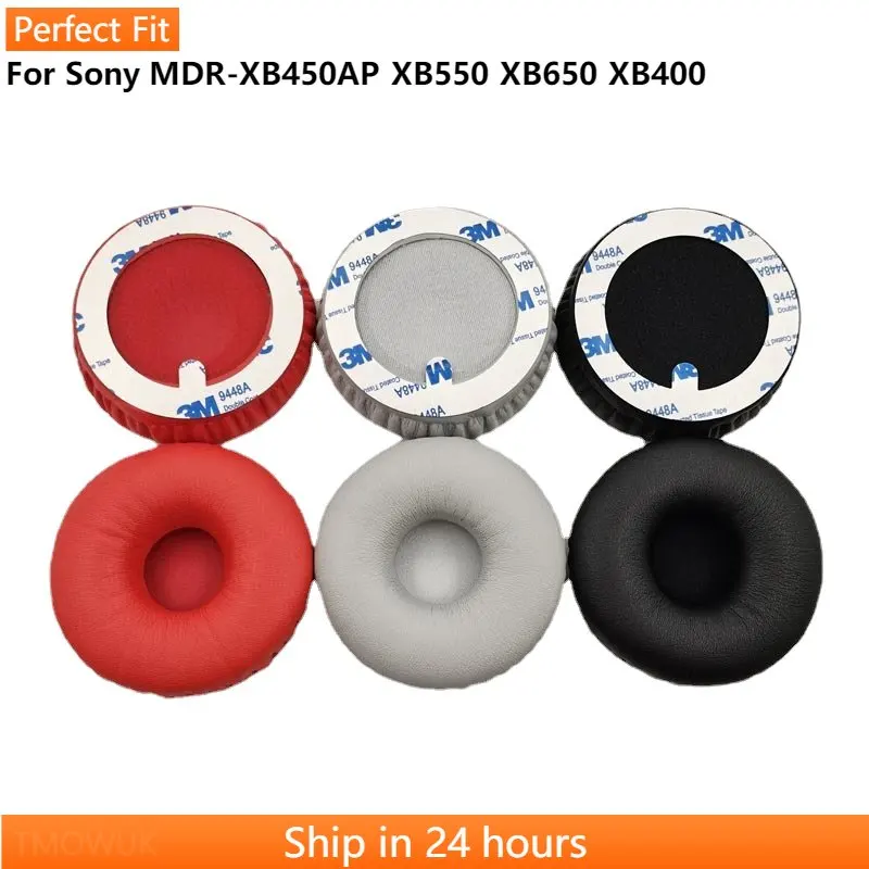 

72mm Earpads Headphone Earpad Cushion Cover Breathable For sony MDR XB450AP XB550 Replacement Headset Memory Foam Ear Cushions