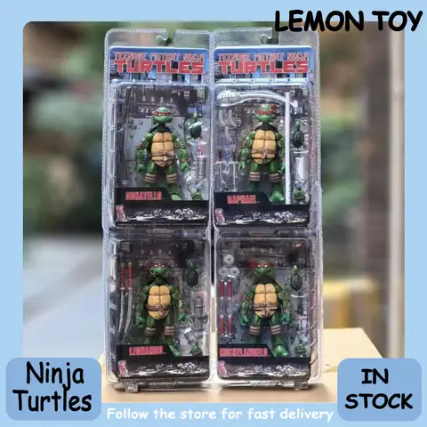 In Stock New Neca Teenage Mutant Ninja Turtles Leonardo Leads Tmnt Turtles First Ninja Anime Action Figure Model Toys Gifts Boys