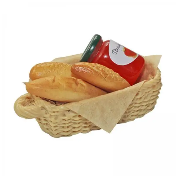 

Набор миниатюрных игрушек для кукольного домика: корзина для хлеба, кухонные принадлежности, еда в масштабе 1:12 для детских игр