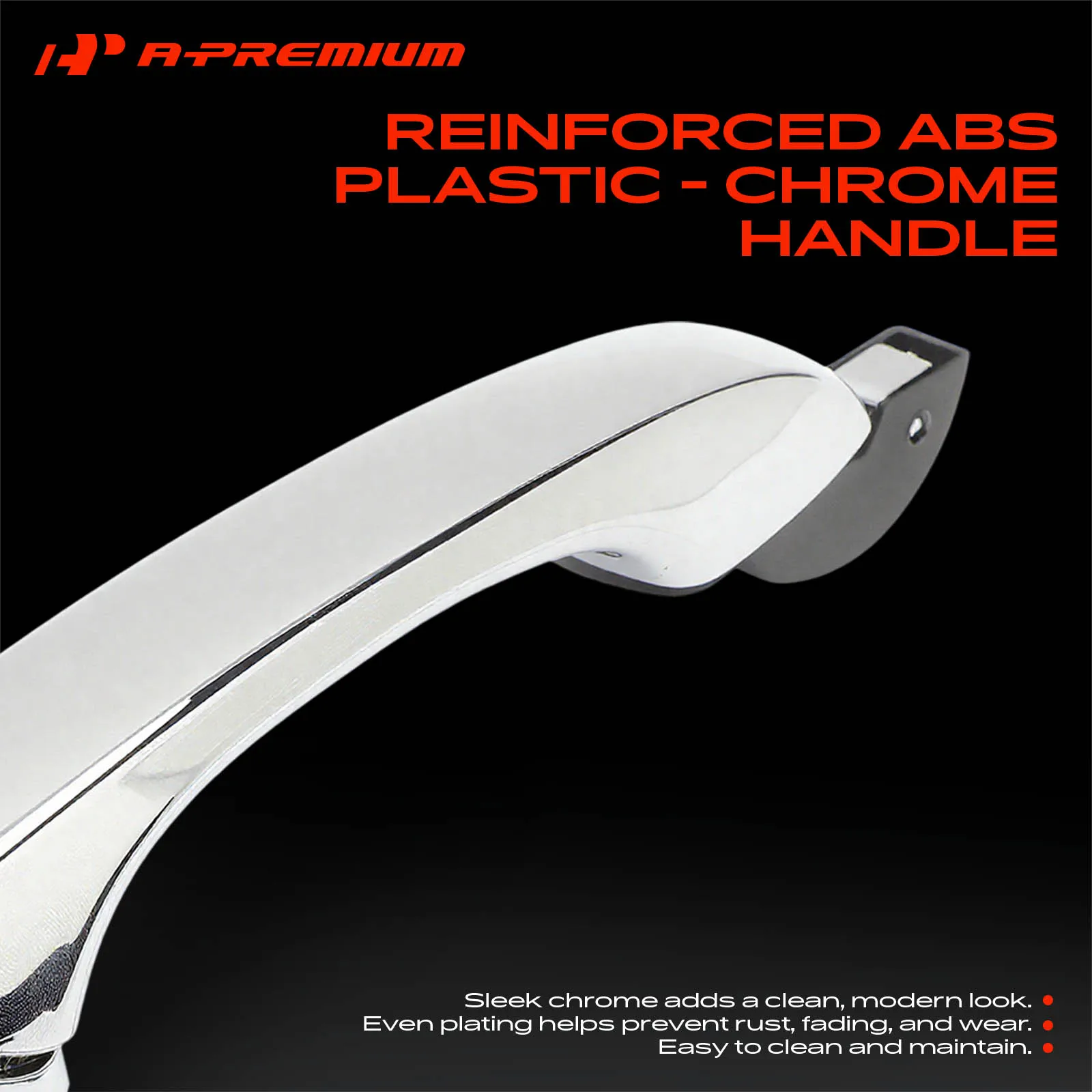 A-Premium Front or Rear Passenger Side Chrome Exterior Door Handle for Chrysler 300 2005-2010 Dodge Magnum 2005-2008