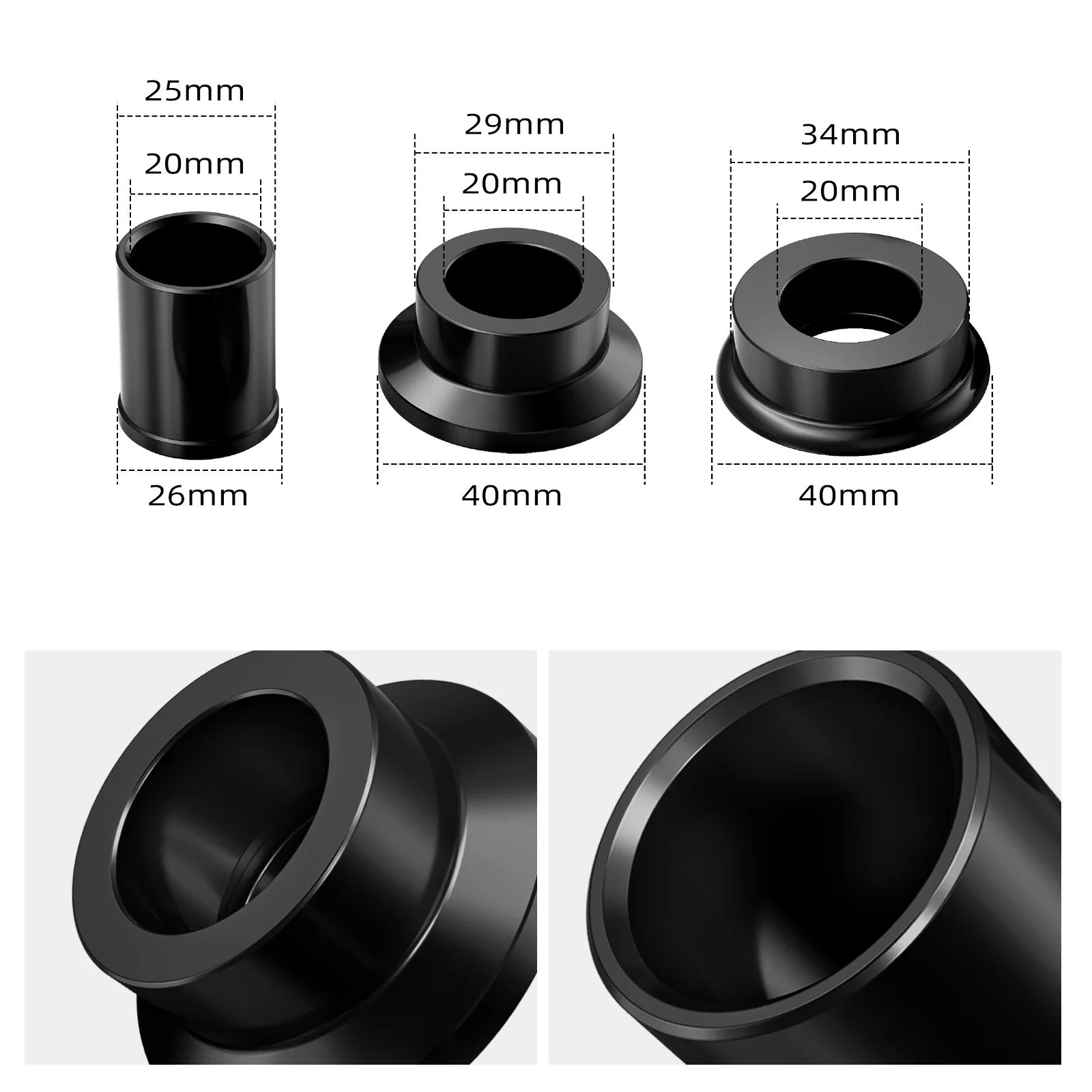 NICECNC For Suzuki DRZ400 DRZ400E DRZ400S DRZ400SM DR-Z 400 E S SM 2000-2024 Motorcycle Front Rear Wheel Spacers Hub Collars