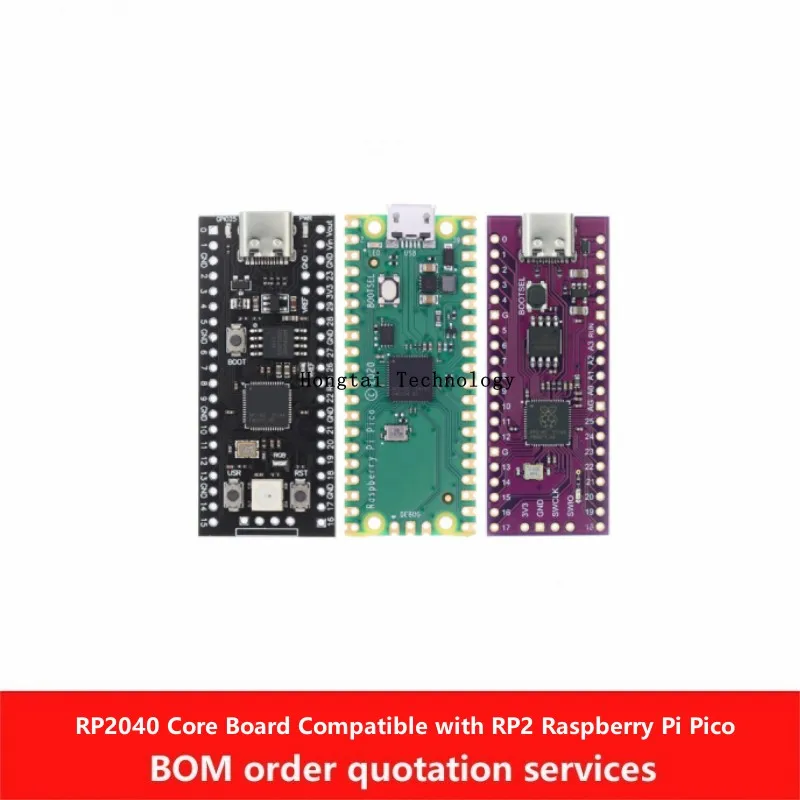 RP2040 Core Board Compatible with RP2 Raspberry Pi Pico Micropython type-c port 4MB 16MB Module with RGB LED