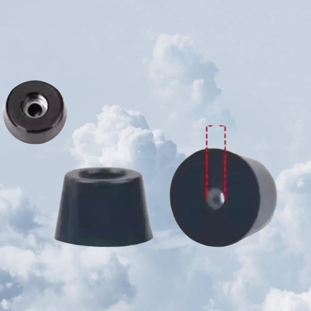 Black Rubber Feet Chair Floor Protector Non-slip Furniture Feet Table Leg Cover Speaker Cabinet Bottom Funiture Parts E617-638