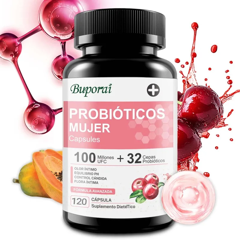 

PROBIOTICOS MUJER Capsules - Balance The Intestines, Support Digestive Health, Helps with Urinary Tract Health, Boosts Immunity