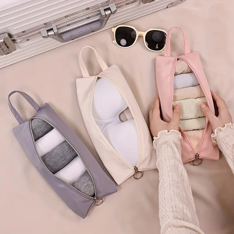 Caixa de armazenamento de roupas íntimas de viagem multifuncional portátil meias saco de armazenamento roupas portátil mala à prova dwaterproof água