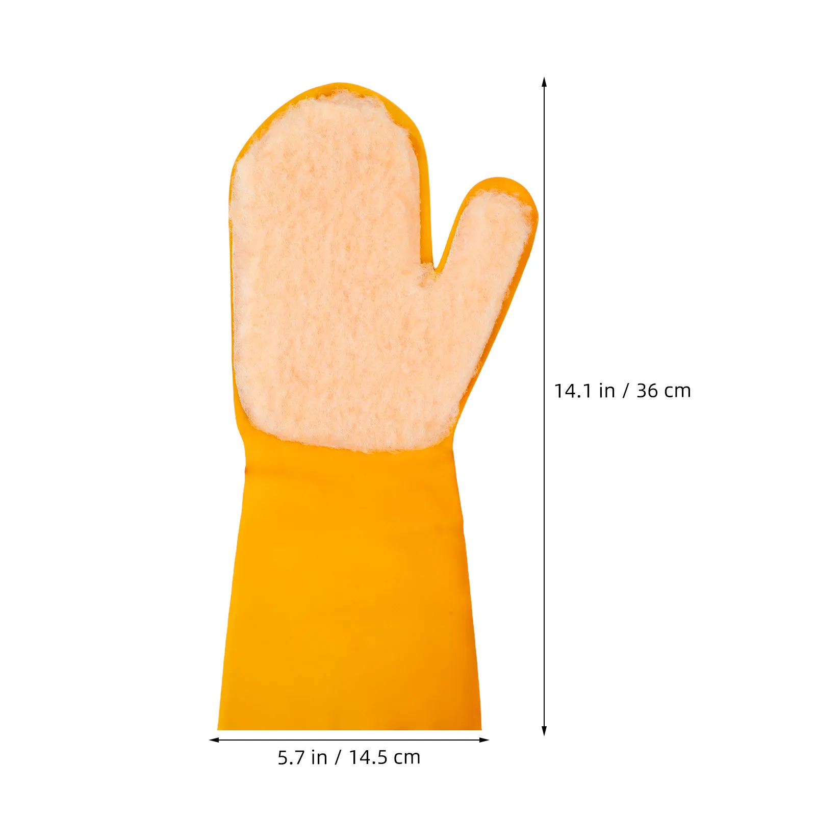 2Pcs Waterproof Pool Cleaning Gloves Latex Scrub Mitts Antislip Grip for Swimming Pools Hot Tubs Spa Pond Aquarium Kitchen Car 3