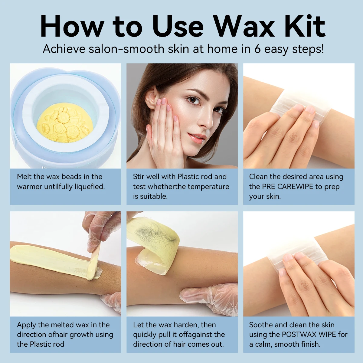 مجموعة جهاز تسخين الشمع من روز - مراجعة Hair Care Step وسعره