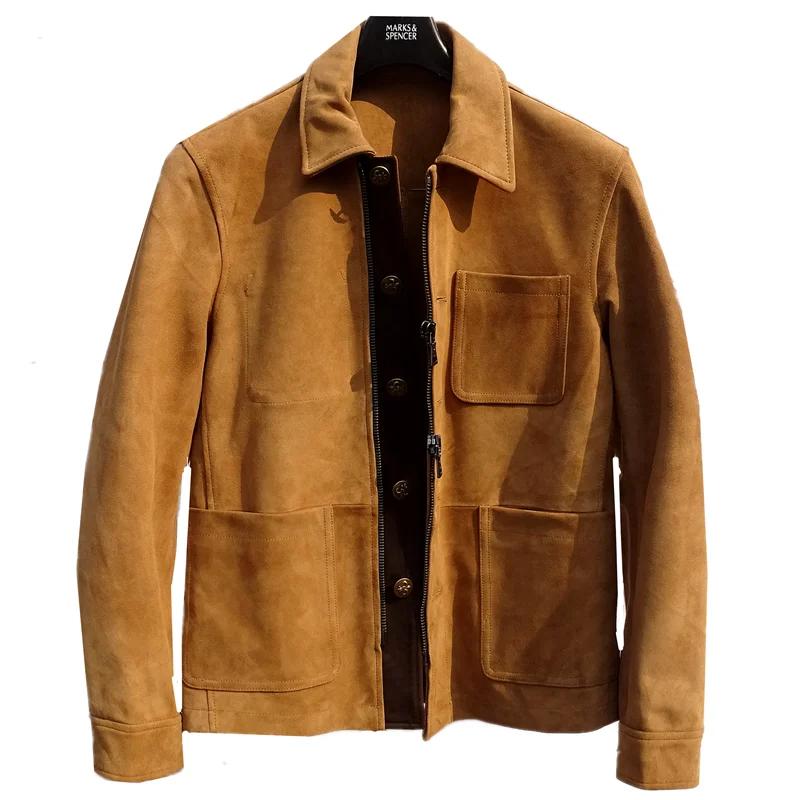 アメリカ産水染めスエードオールドゴートスキン