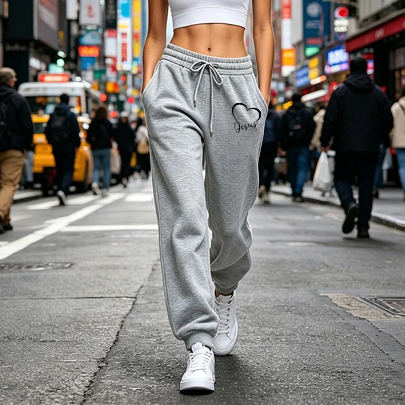 

Versatile Womens Sweatpants Casual Sports Fitness Pants Outdoors Gym Jogging Woman Clothes Trousers 2026Daily Fashion Streetwear