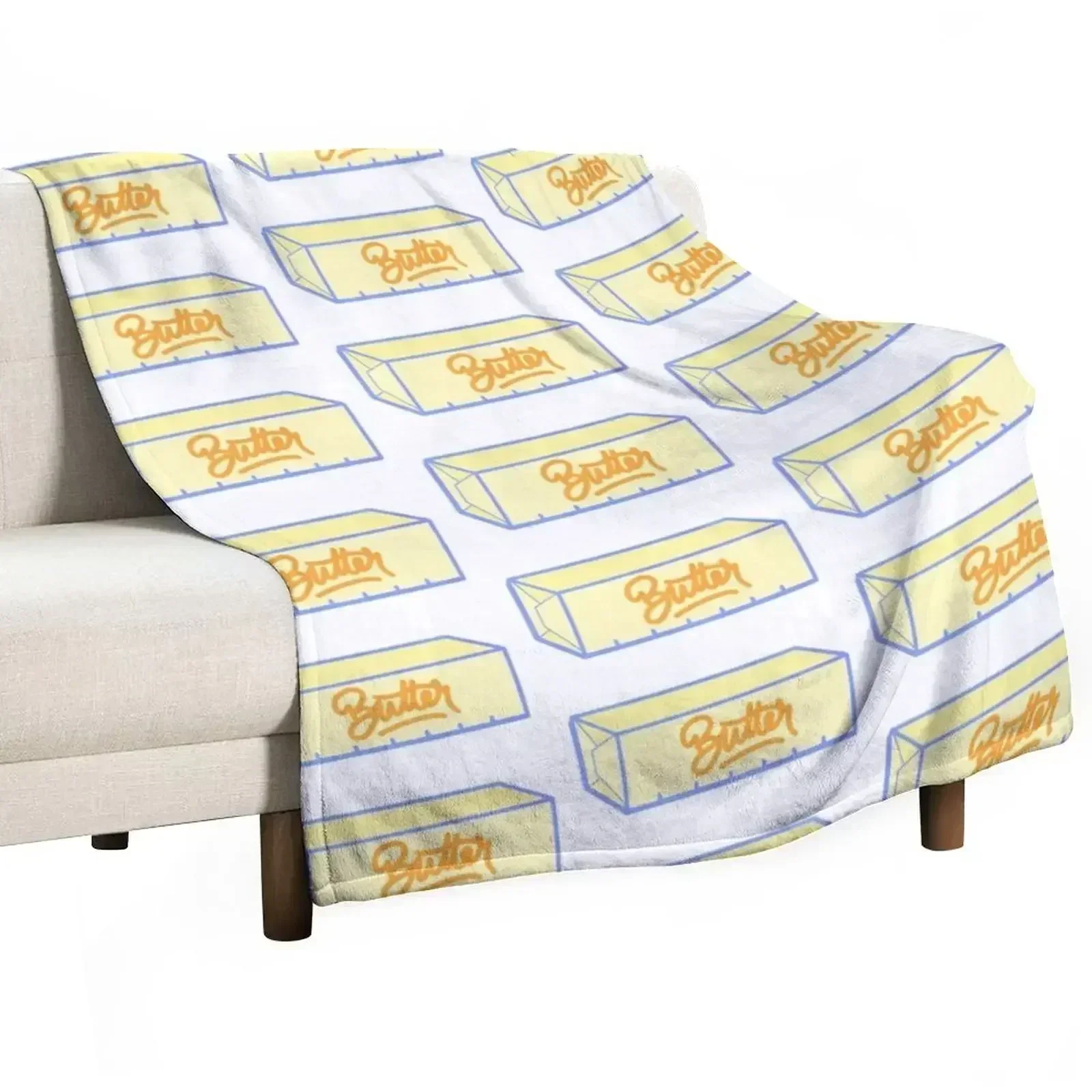 

Stick of butter Throw Blanket wednesday Decoratives Beautifuls Bed Fashionable Blankets