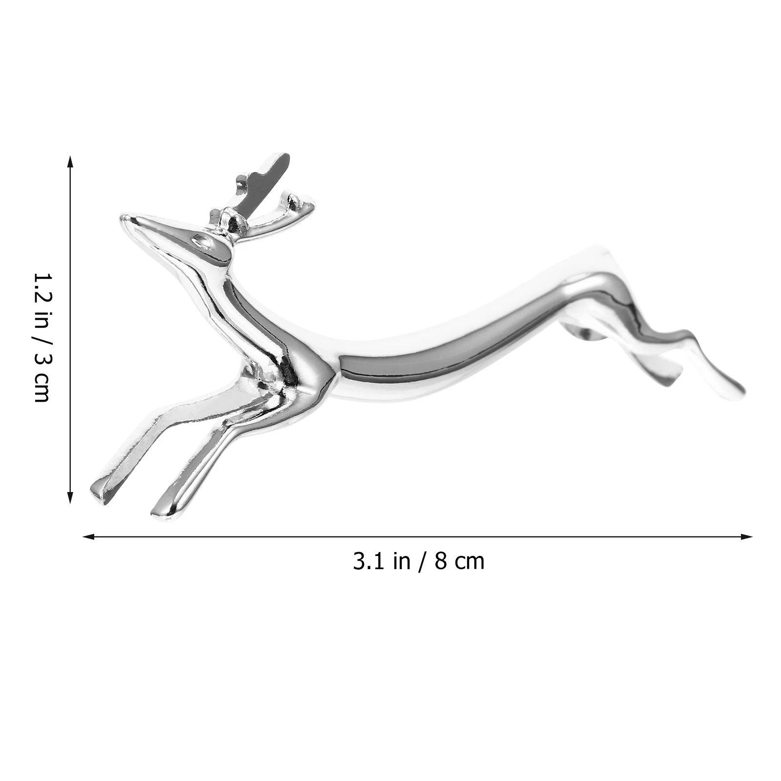 4개입 합금 젓가락 보관대 사슴 모양 식기 홀더 포크 스푼 브래킷 안정적이고 내구성 있는 주방 테이블 디스플레이