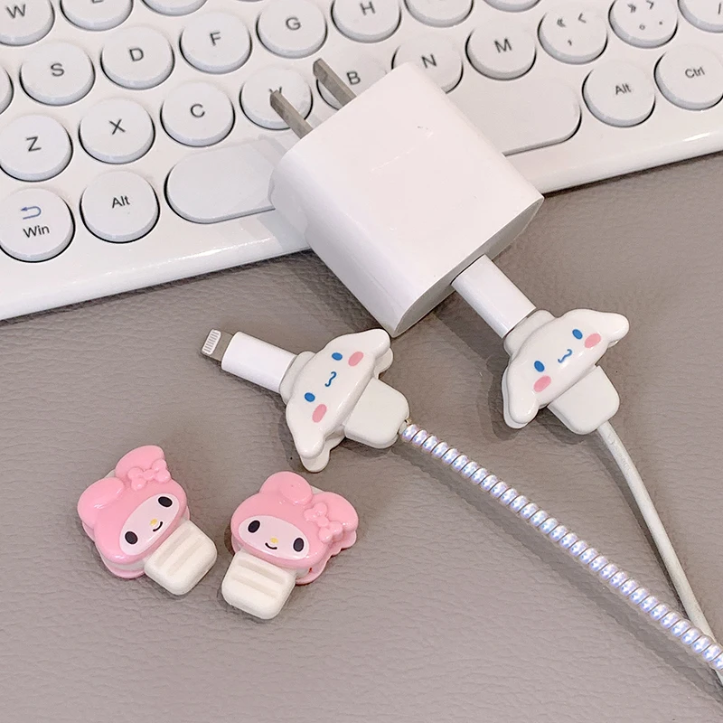 

Data Cable Case Protector Hello Kitty Phone Charging Cable Usb Cable Protector Cute Anti Fracture Practical Cable Cover