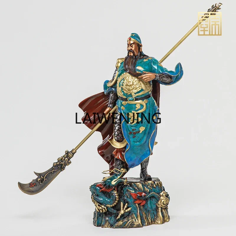 SGF Guan Er Ge Kowloon Copper Guan Gong Ornament Shop Lucky God of Wealth