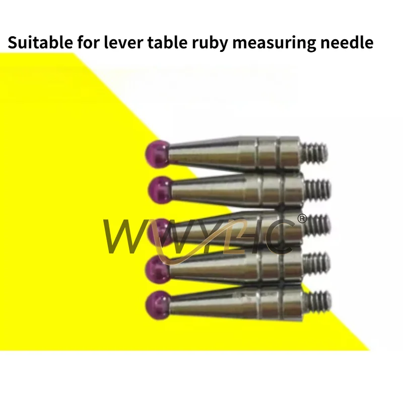 Suitable for 21CZA212 Lever Gauge Ruby Measuring Needle M1.6 Screw Thread Lever Gauge Measuring Needle 2.0 * 12.8