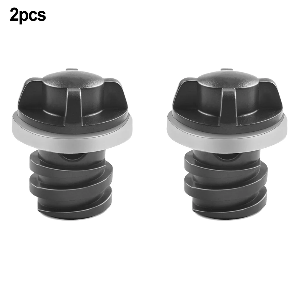 2pcs Camping Cooler Drain Plug With Silicone Gasket Replacement Insulation Refrigeration Box Accessories Drain Plug Camping Tool