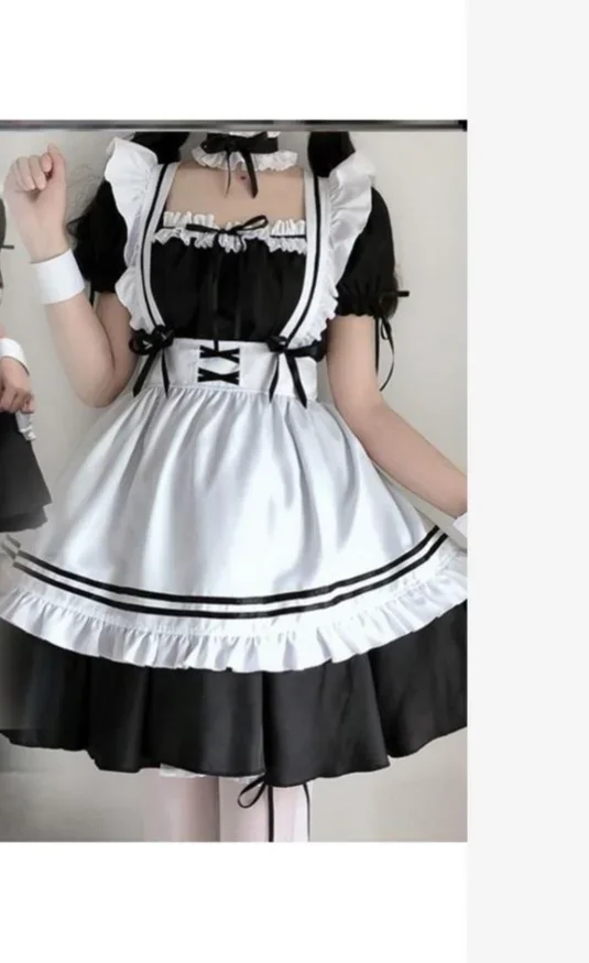 Pseudo Lady Cos Costume Maid Outfit Plus Size Suit Lolita Light Mature Maid Japanese Cute Women's Clothes Boss Daily