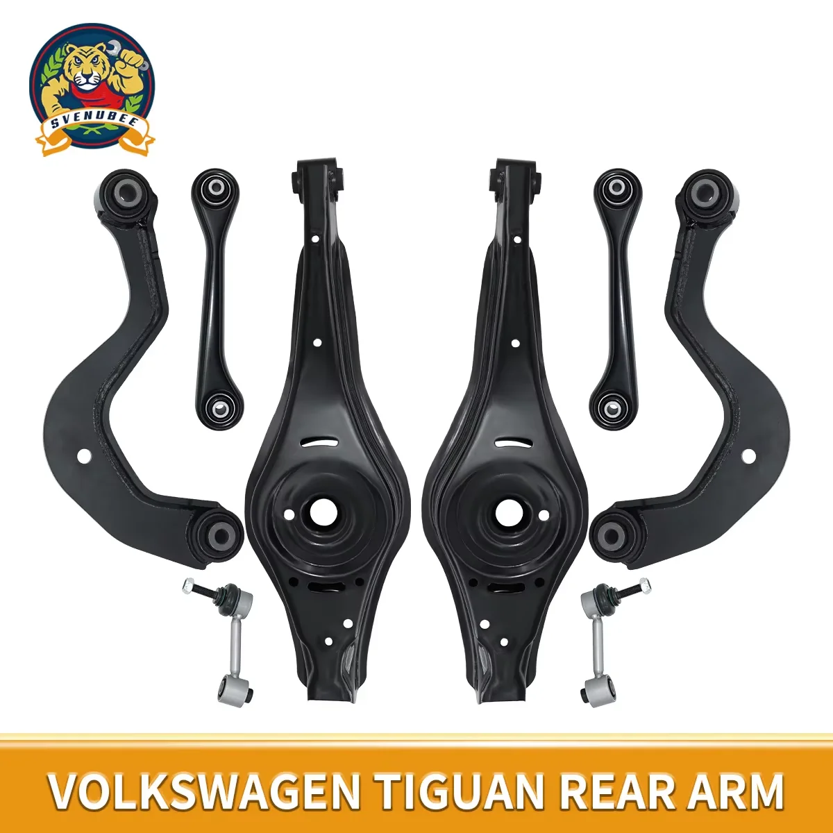 

Svenubee Rear Lower Control Arms Stabilize Link 8Pcs Kits for Volkswagen Tiguan Passat Audi A3 TT Quatt 2006 2007 2008 - 2012